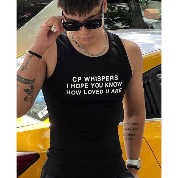 ✨Cogent Project Black Unisex Graphic Sz Small Tank✨ - Picture 1 of 15